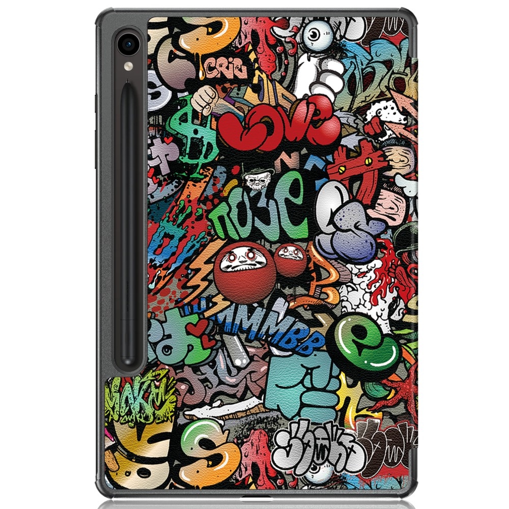 Print chytré zatváracie puzdro na Samsung Galaxy Tab S9 - graffiti