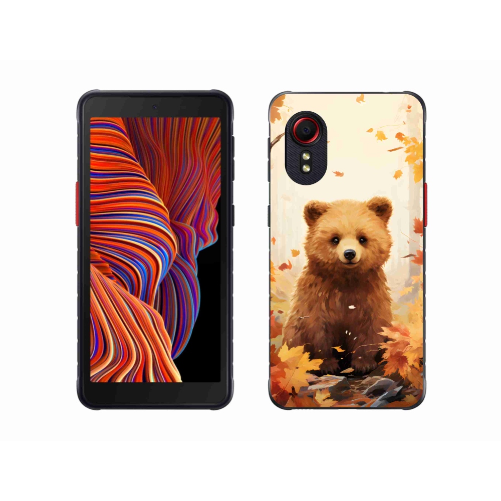 Gélový kryt mmCase na Samsung Galaxy Xcover 5 - medveď v lese