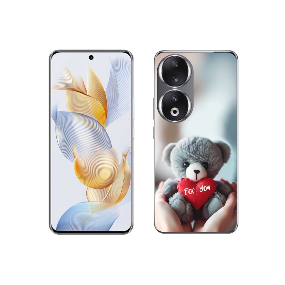 Gélový kryt mmCase na Honor 90 - medvedík pre zamilovaných