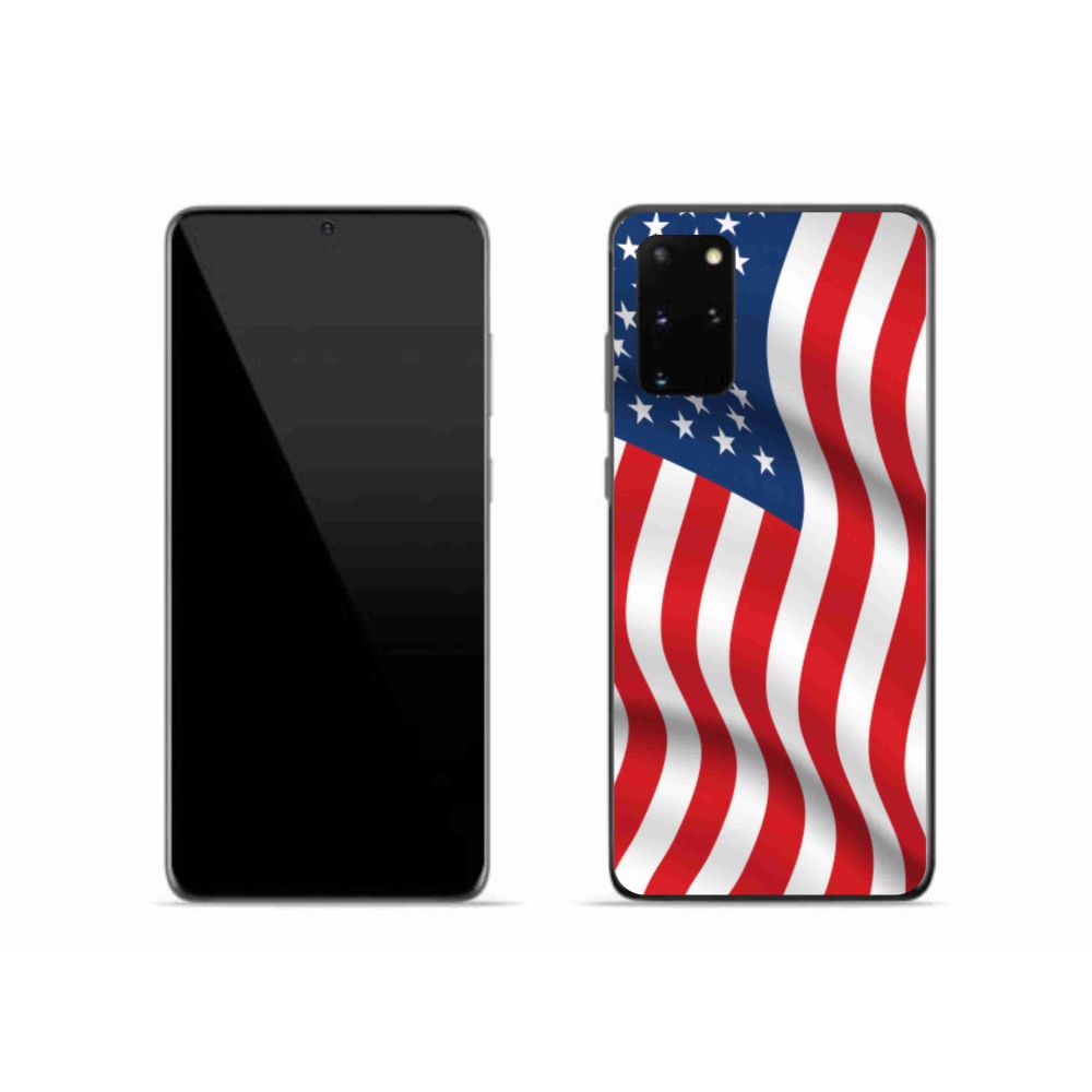 Gélový kryt mmCase na mobil Samsung Galaxy S20 Plus - USA vlajka