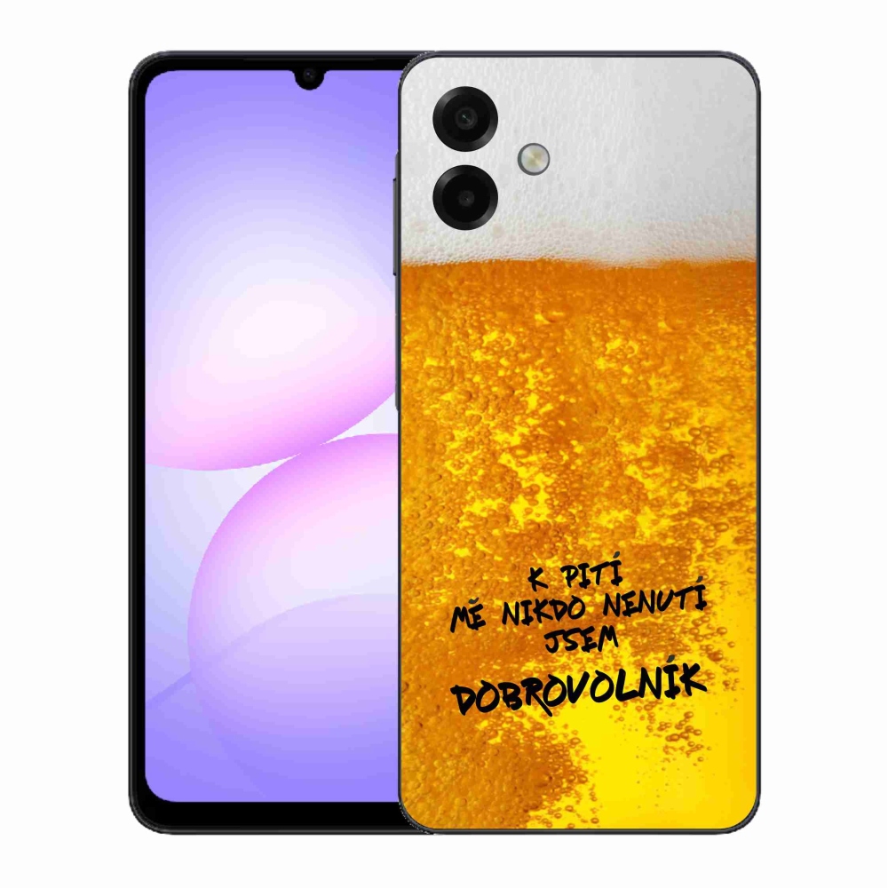 Gélový kryt mmCase na Samsung Galaxy A07 4G - pivný motív 4