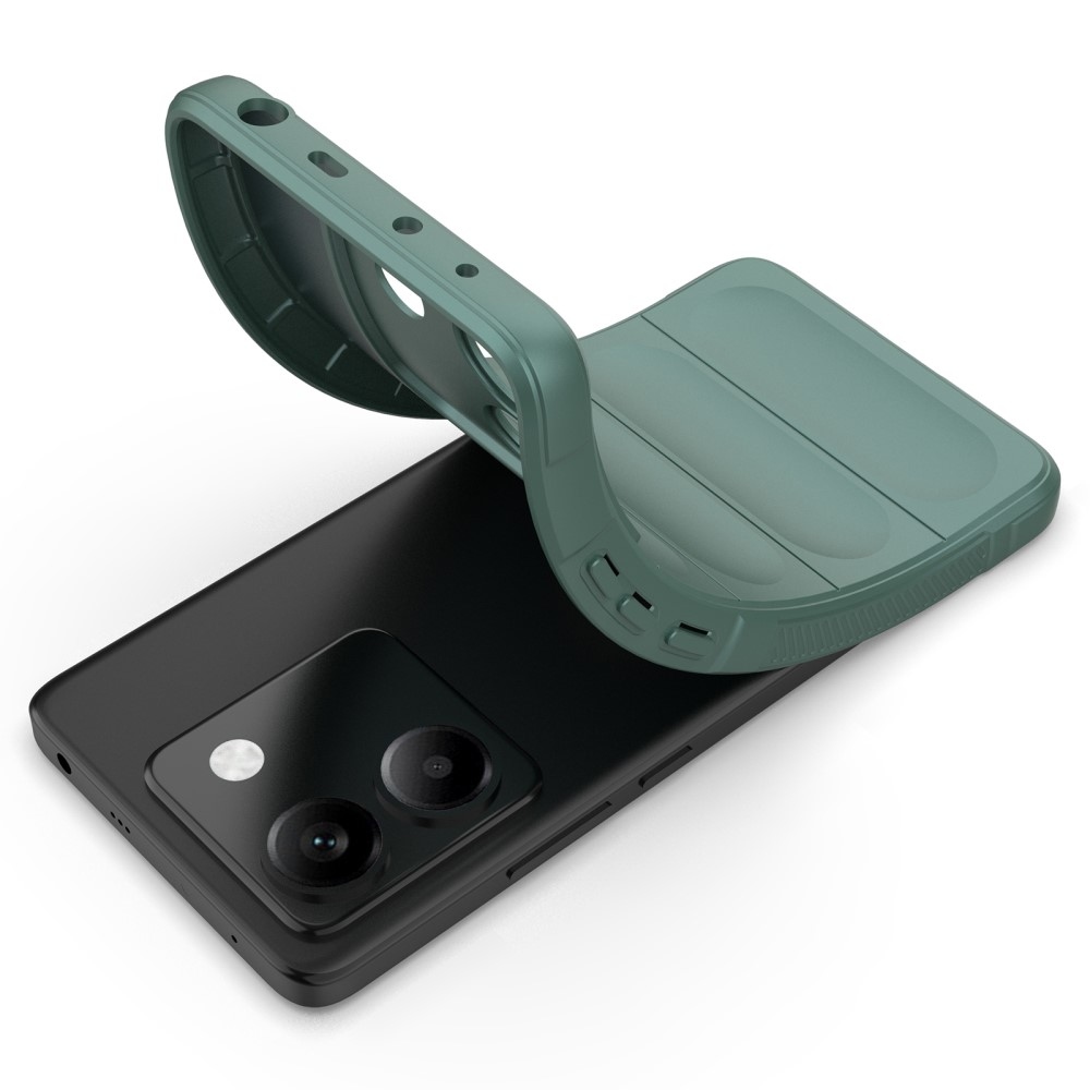 Rugg odolný gélový obal na Xiaomi Poco M7 Pro 5G - zelený