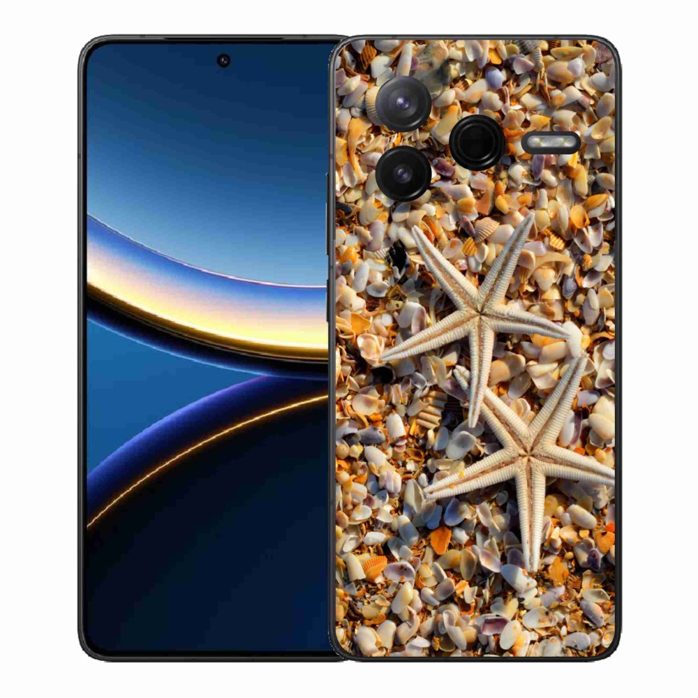 Gélový kryt mmCase na Xiaomi Poco F7 Pro - morské hviezdice