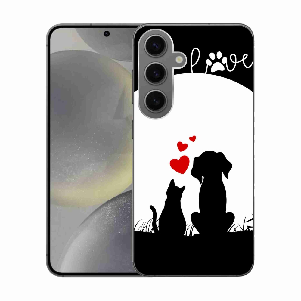 Gélový obal mmCase na Samsung Galaxy S24 - zvieracia láska