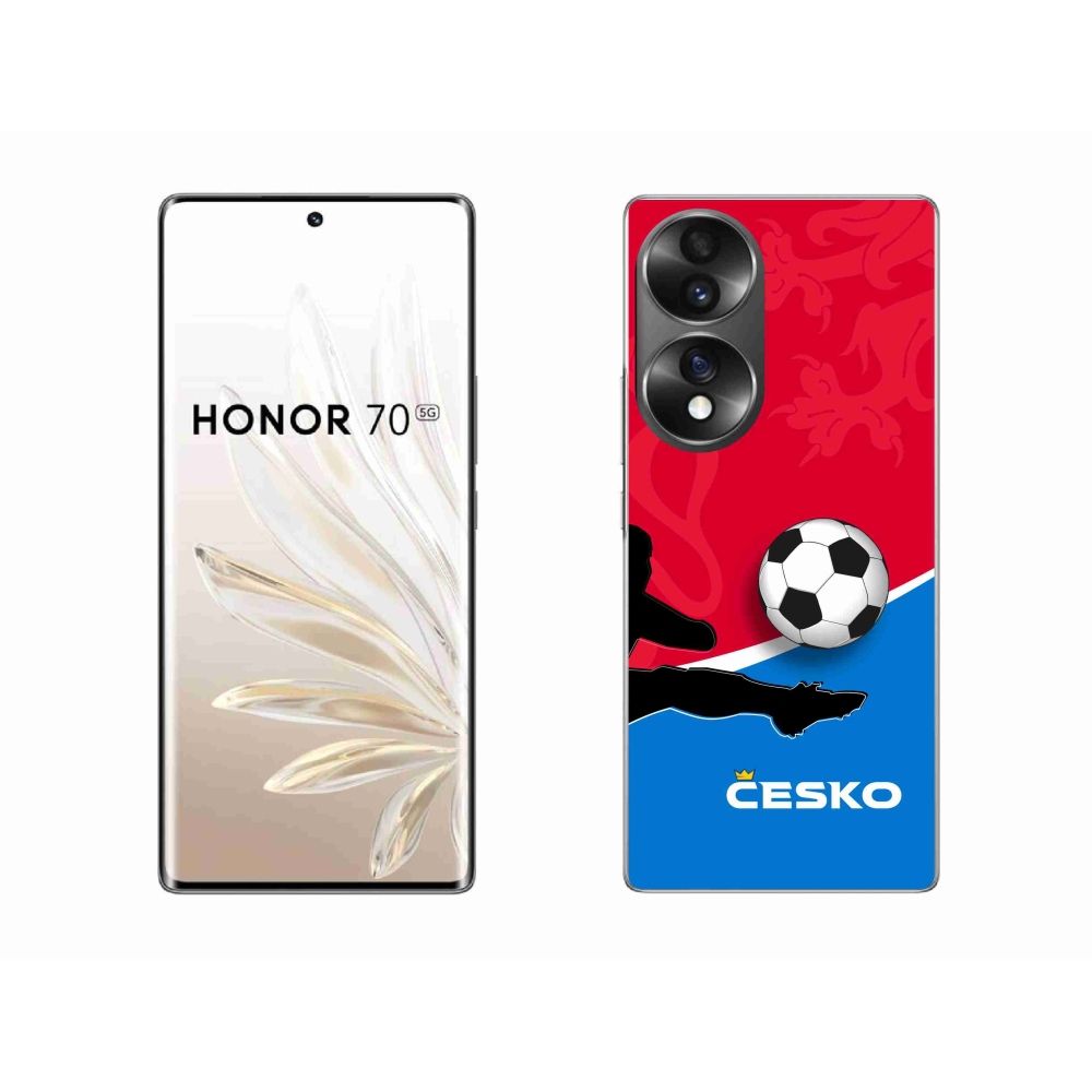 Gélový kryt mmCase na Honor 70 - futbal Česko 2