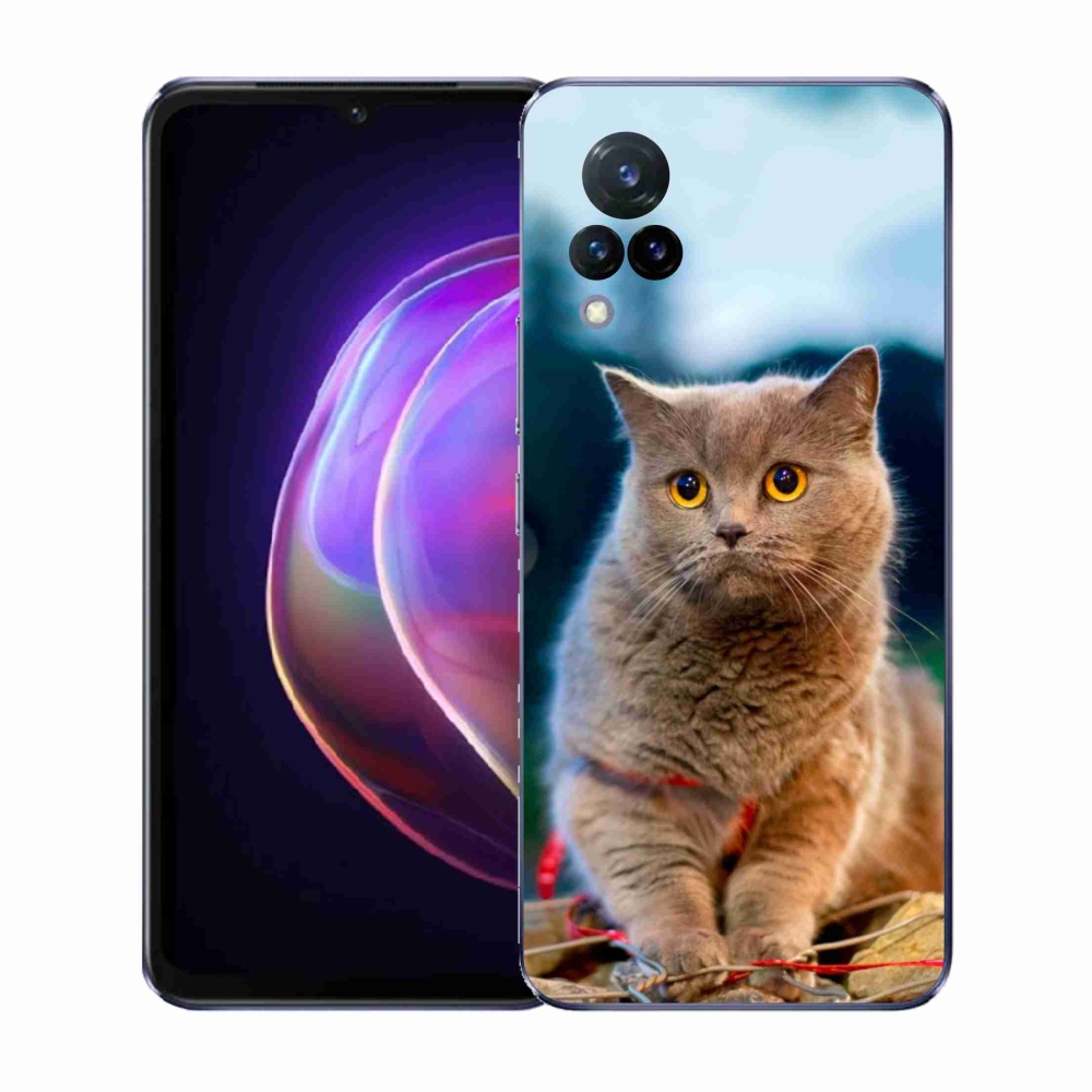 Gélový kryt mmCase na Vivo V21 4G/5G - britská modrá 2