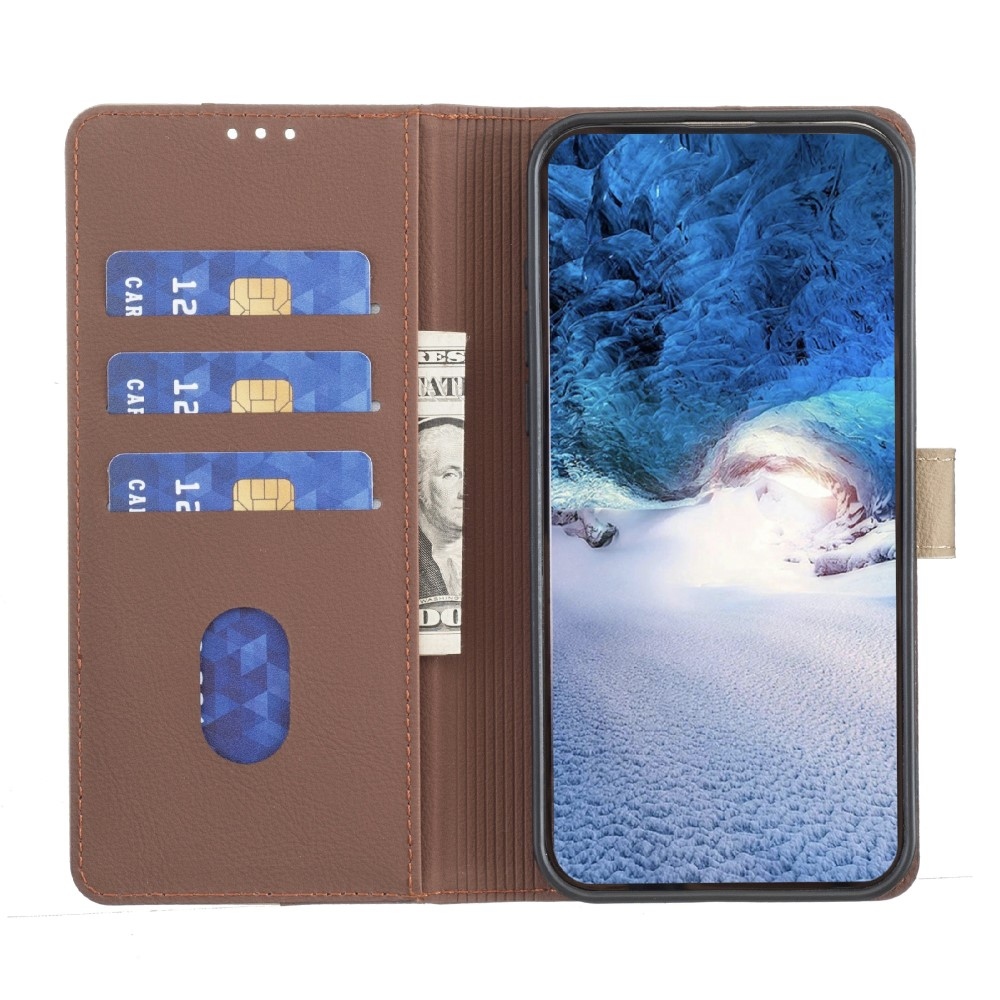 BNF DUO knižkové púzdro na Samsung Galaxy S25 Edge - hnedé