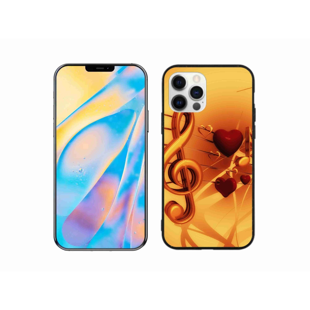 Gélový kryt mmCase na iPhone 12 Pro - noty