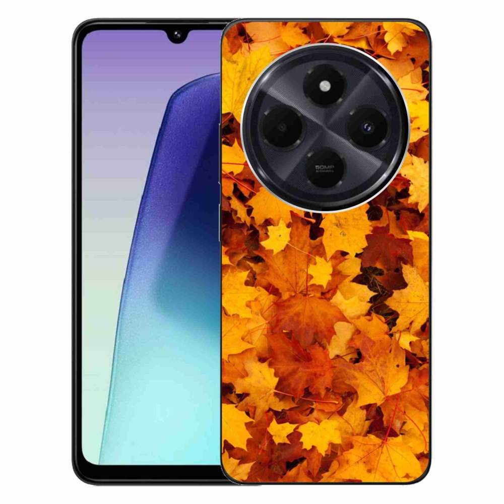 Gélový kryt mmCase na Xiaomi Redmi 14C/Poco C75 - javorové listy