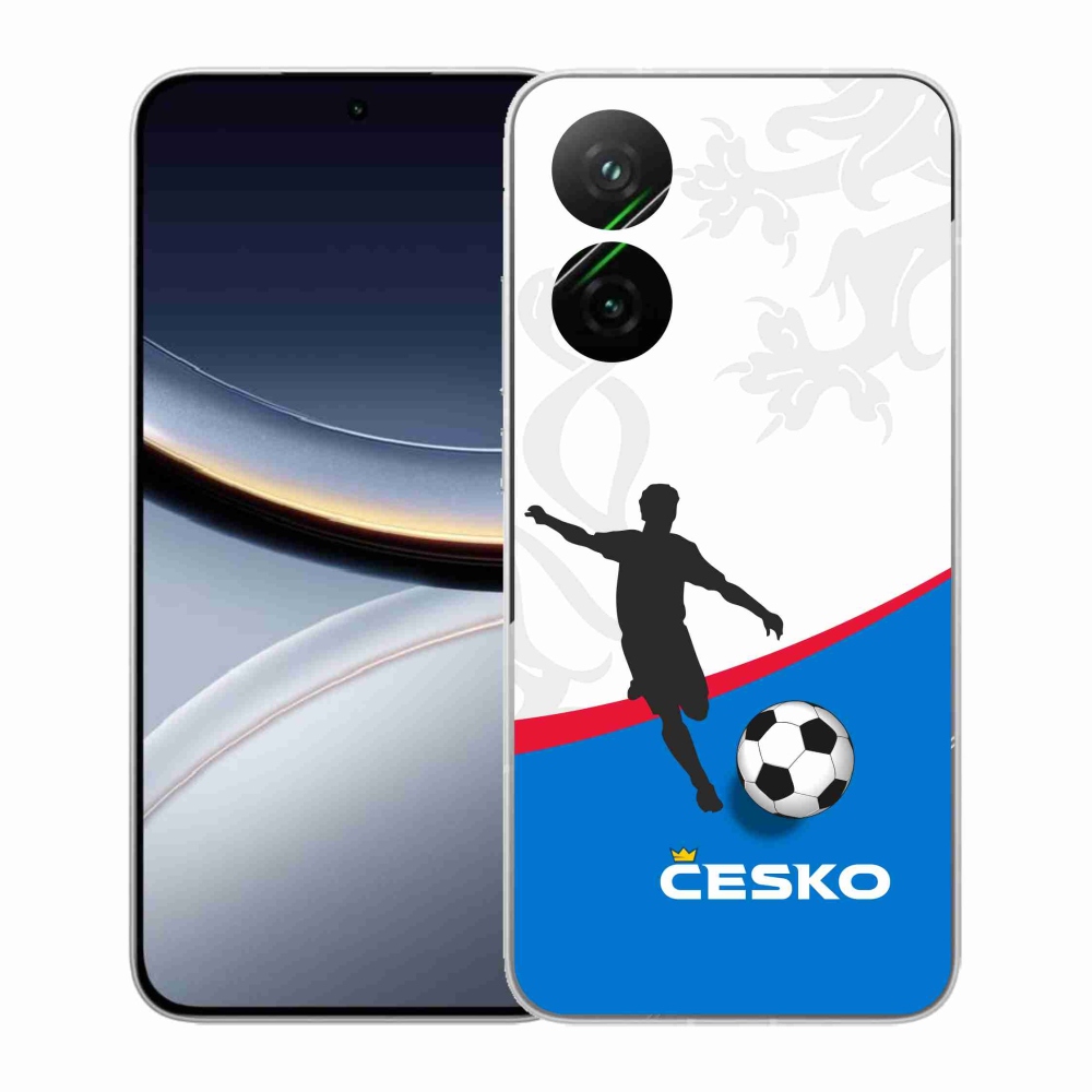 Gélový kryt mmCase na Xiaomi Poco F7 5G - futbal Česko 1