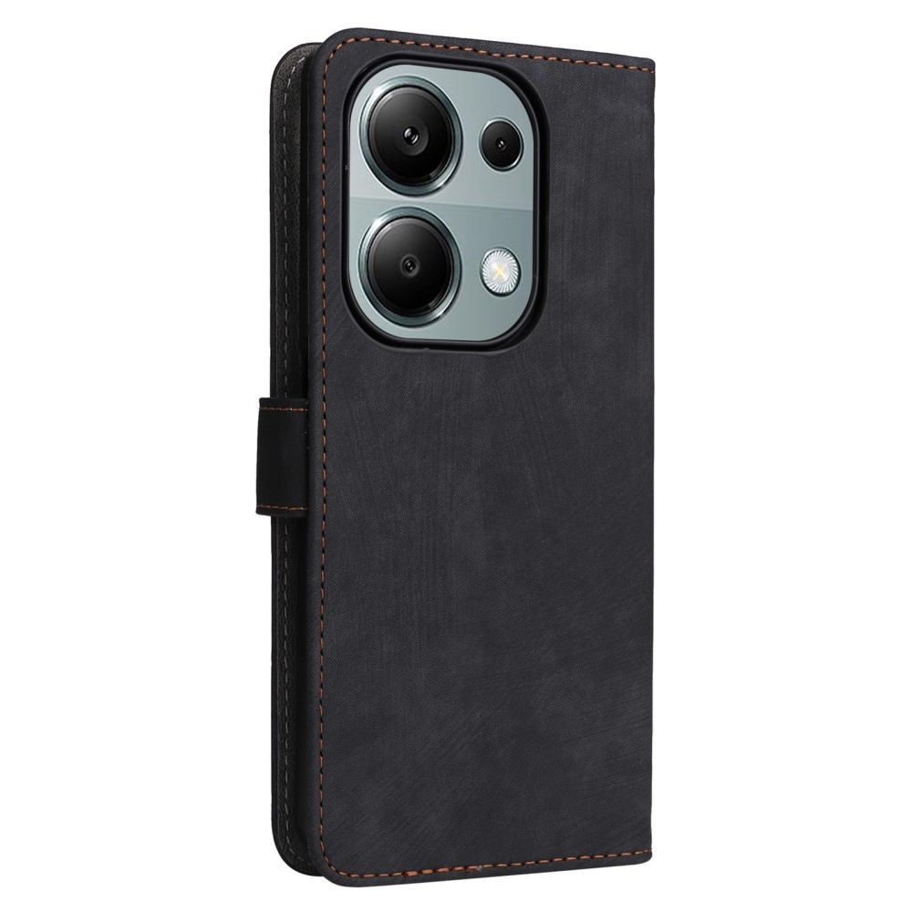 RFID knižkové púzdro na Xiaomi Redmi Note 14S/Note 13 Pro 4G/Poco M6 Pro - čierne