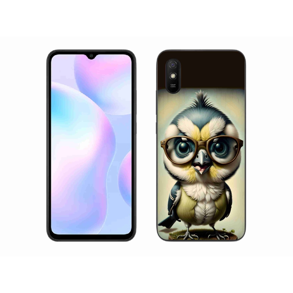 Gélový kryt mmCase na Xiaomi Redmi 9A - mláďa s okuliarmi