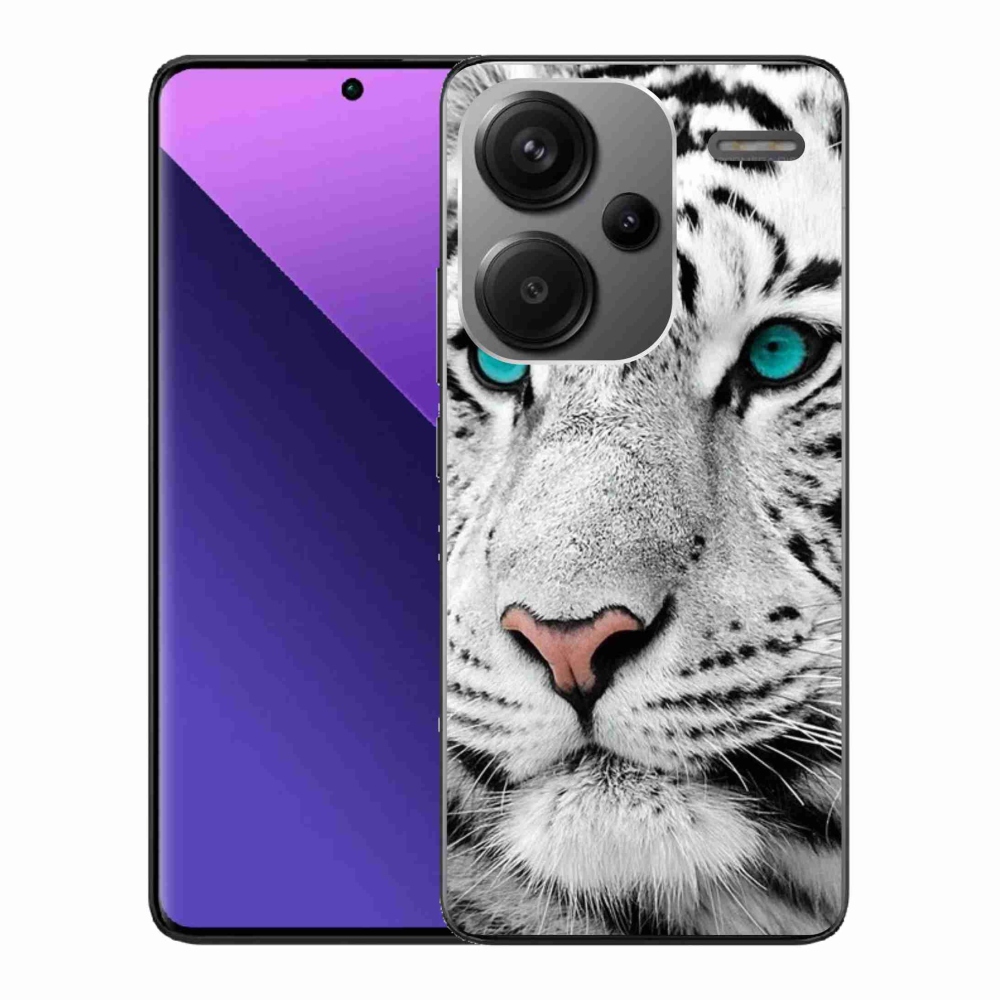 Gélový kryt mmCase na Xiaomi Redmi Note 13 Pro+ 5G - biely tiger