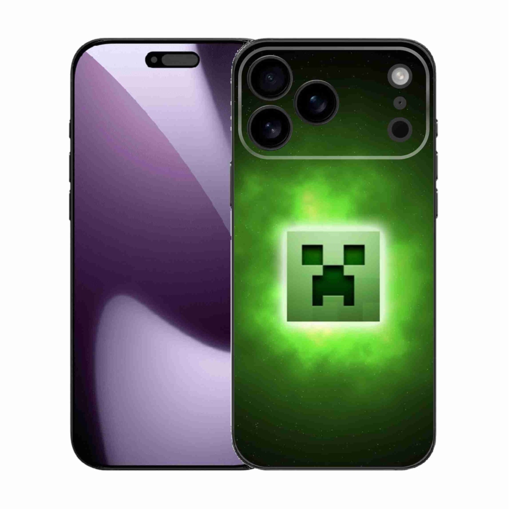 Gélový kryt mmCase na iPhone 17 Pro Max - minecraft