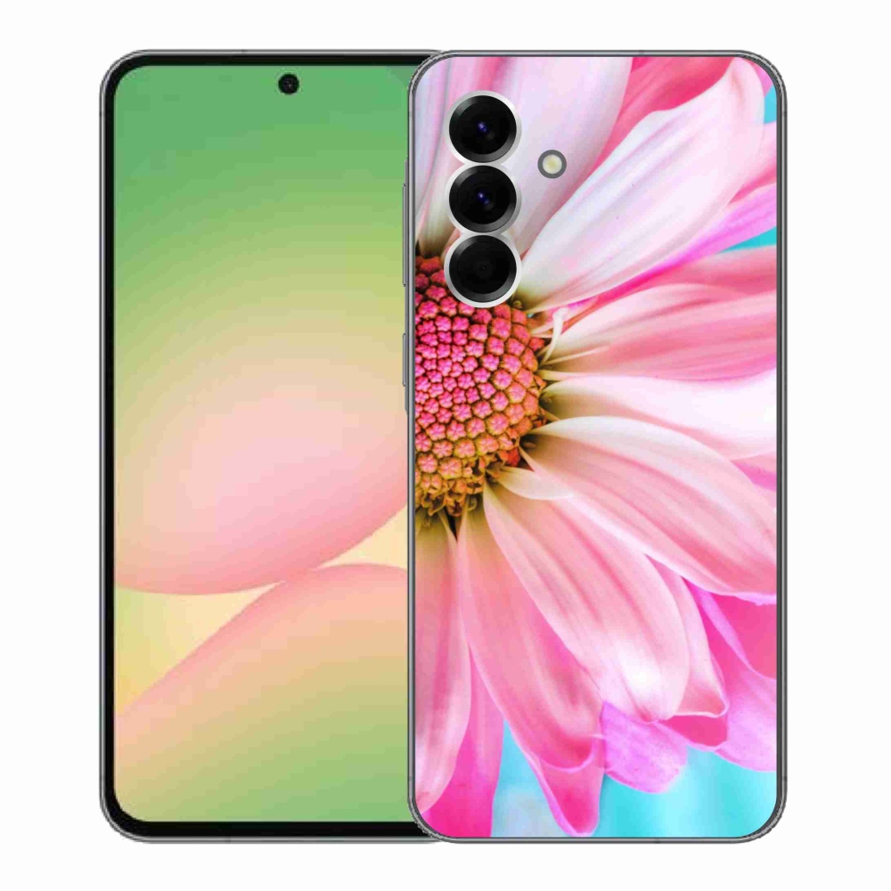 Gélový kryt mmCase na Samsung Galaxy A56 5G - ružová kvetina
