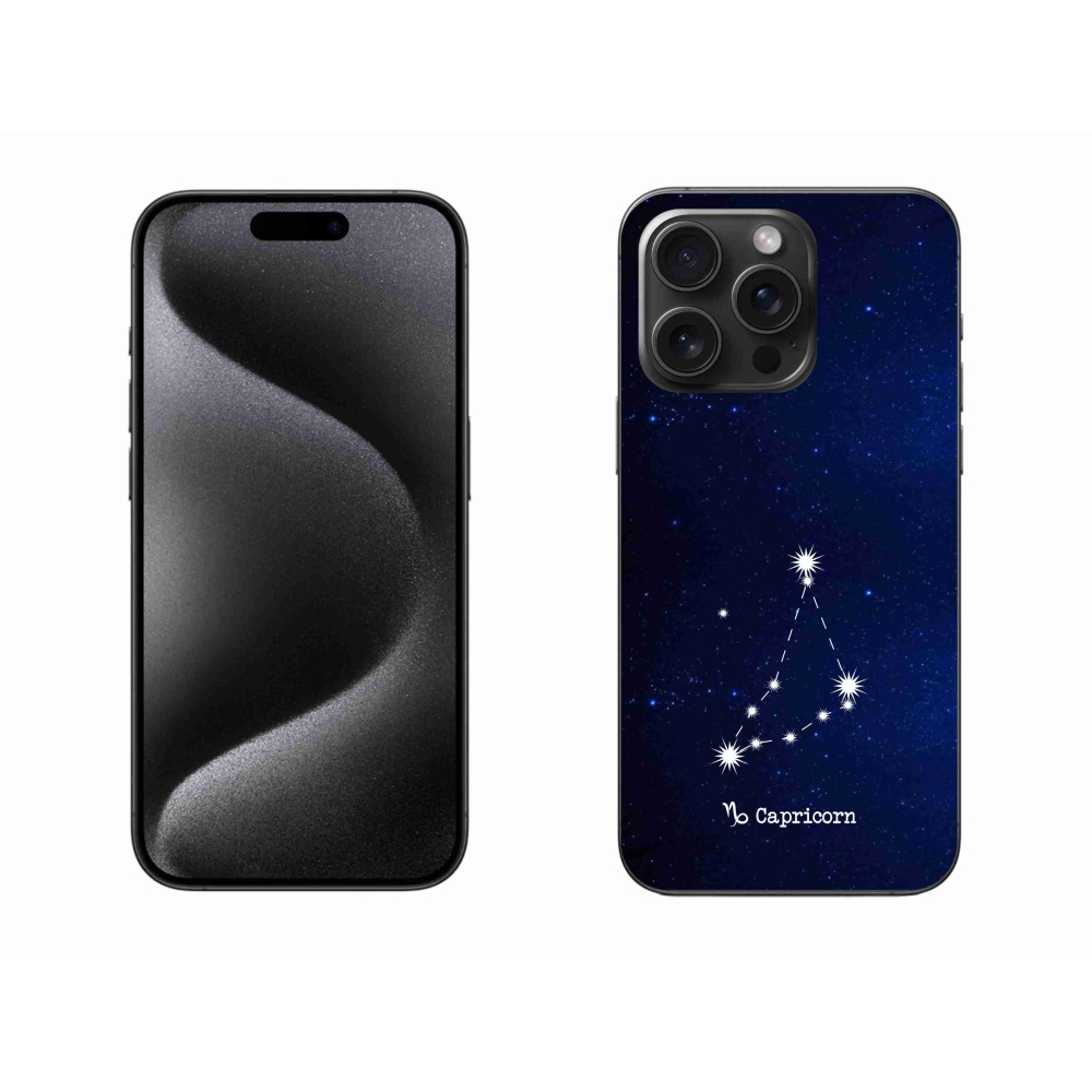 Gélový kryt mmCase na iPhone 15 Pro Max - súhvezdí Kozorožca