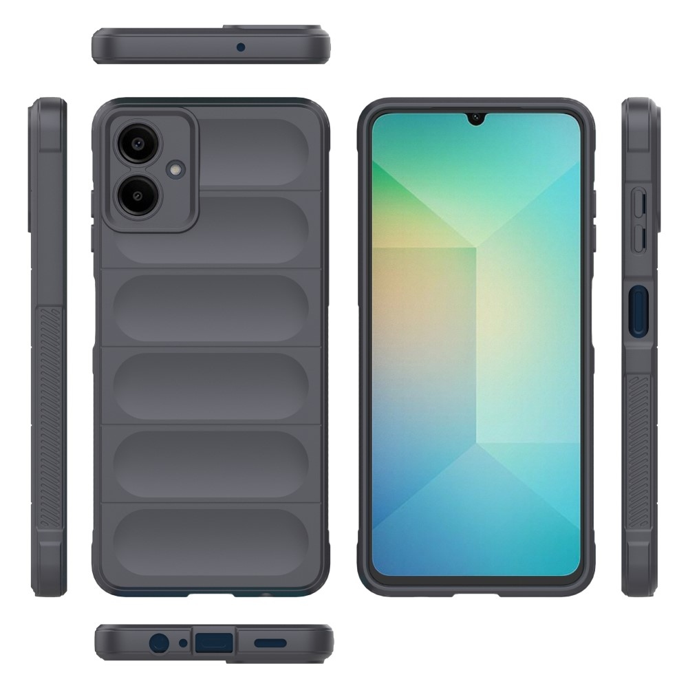 Rugg odolný gélový obal na Samsung Galaxy A06 4G - tmavosivý
