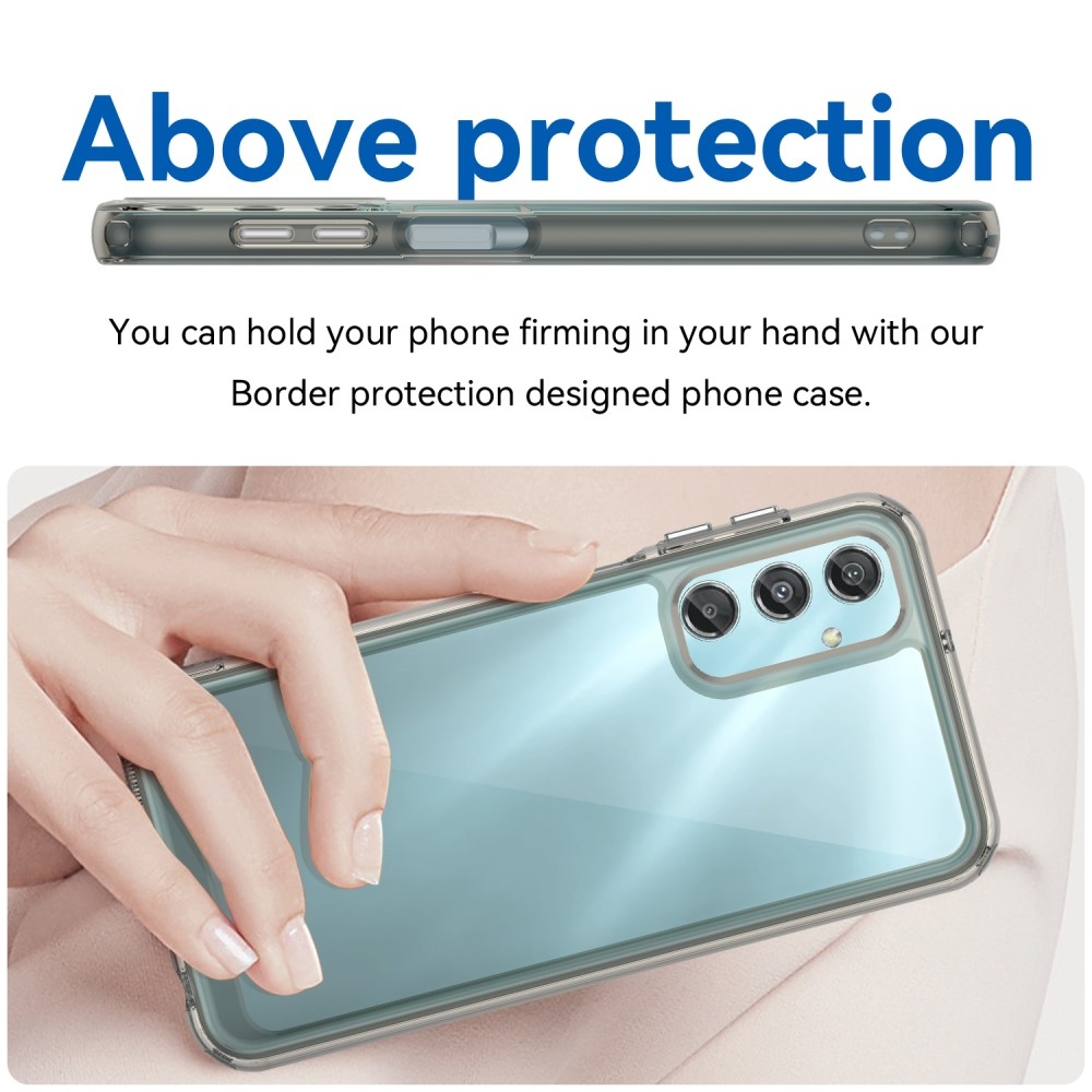 Gélový obal s pevným chrbtom na Samsung Galaxy A25 5G - šedý
