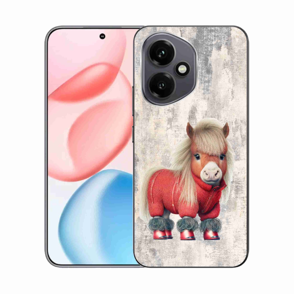 Gélový kryt mmCase na Honor 400 - poník vo svetri