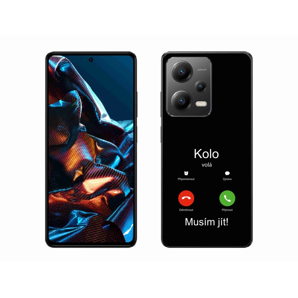 Gélový kryt mmCase na Xiaomi Redmi Note 12 Pro 5G - bicykel volá čierne pozadie