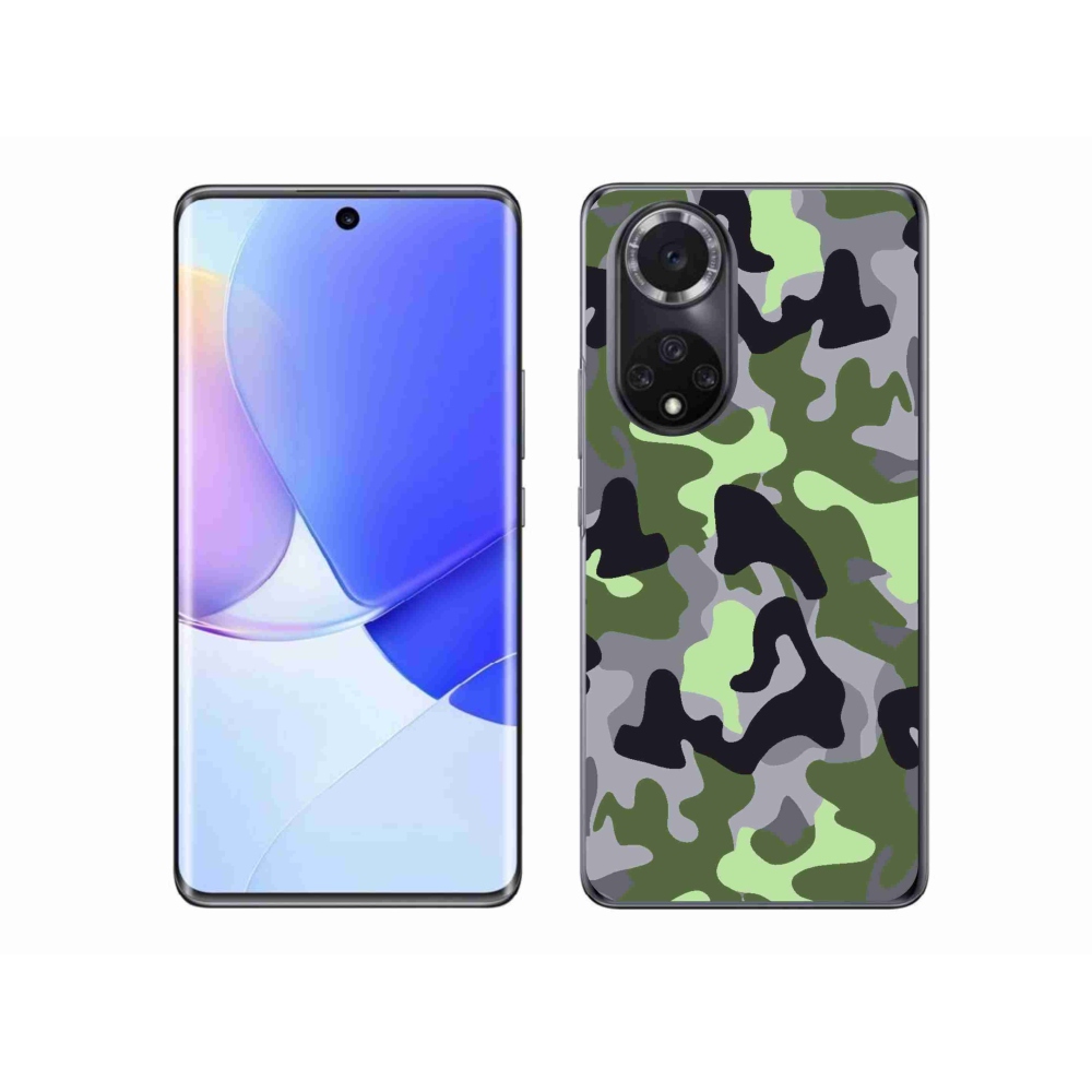 Gélový kryt mmCase na Huawei Nova 9 - maskáčový vzor 7