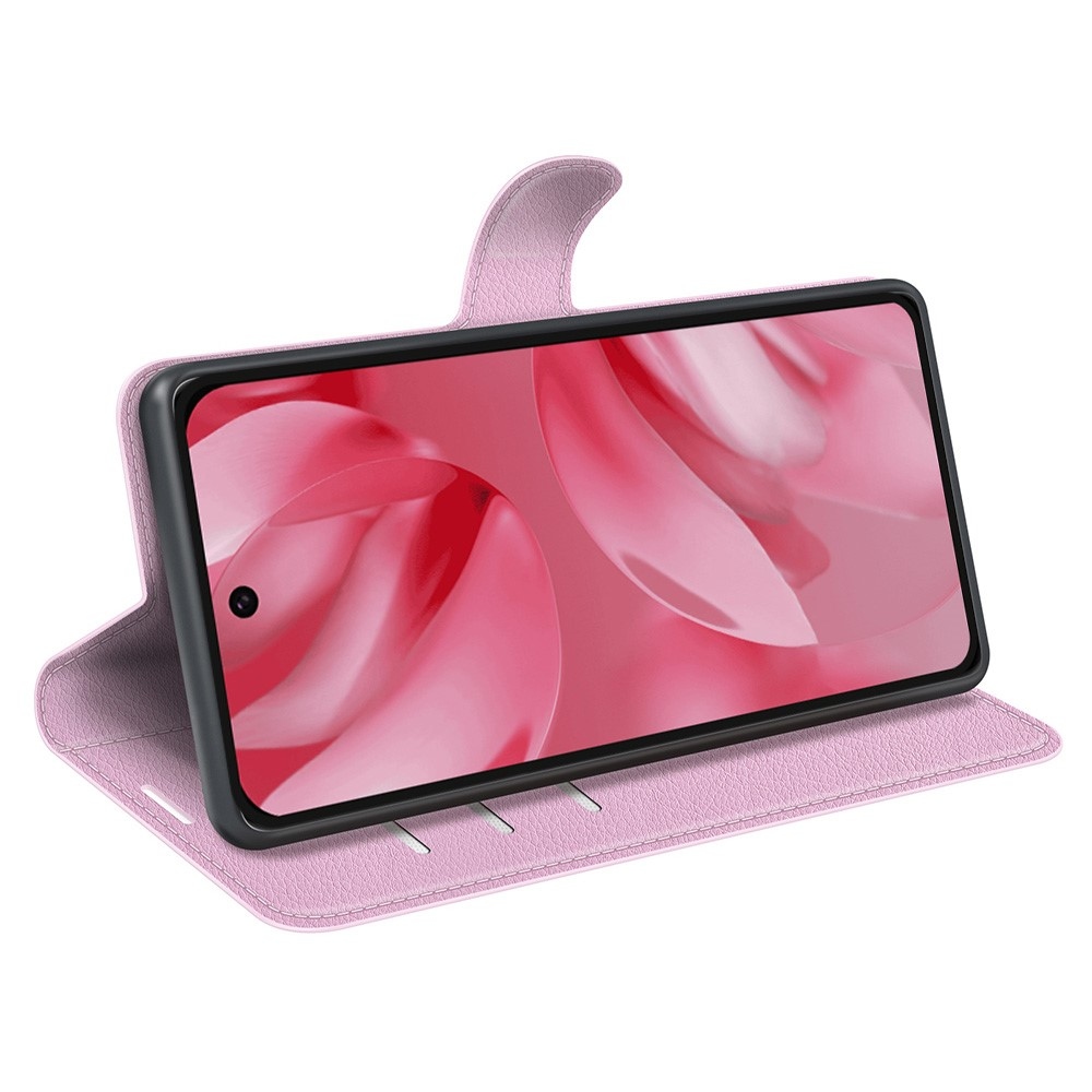 Litchi knižkové puzdro na Google Pixel 10 - ružové