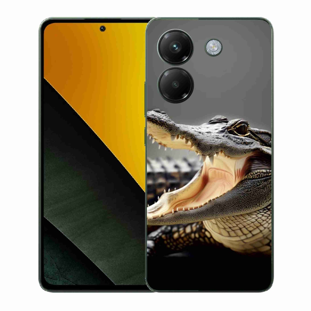 Gélový kryt mmCase na Xiaomi Poco M7 Pro 5G - krokodíl