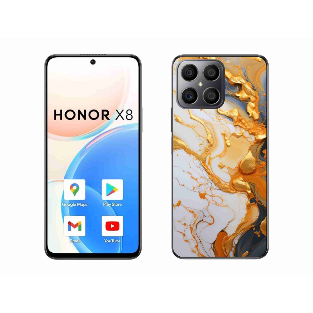 Gélový kryt mmCase na Honor X8 - abstraktný motív 6