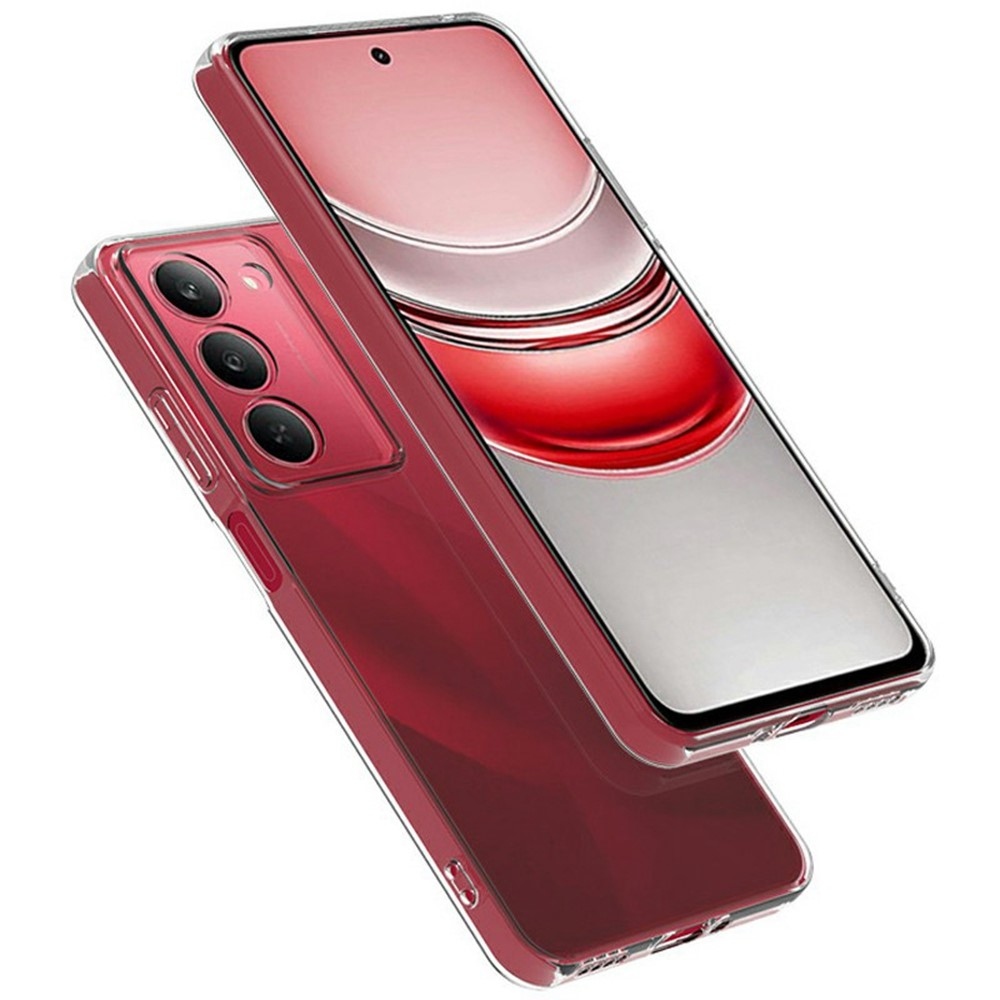Priehľadný gélový obal na Realme 14x 5G - priehľadný
