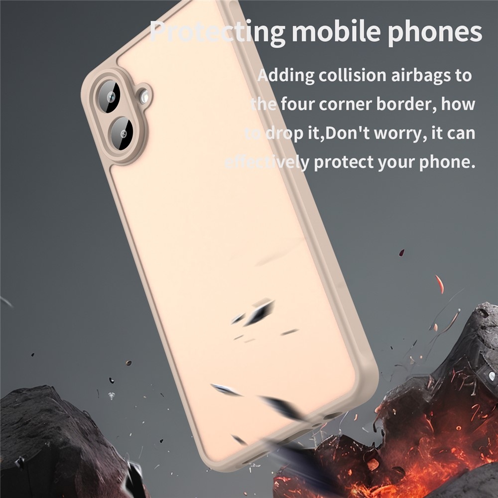 Proof gélový obal s pevným chrbtom na Samsung Galaxy A07 4G - oranžový