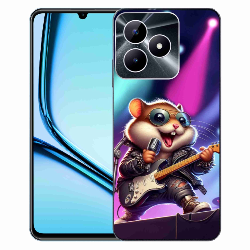Gélový kryt mmCase na Realme Note 50 - škrečok rocker