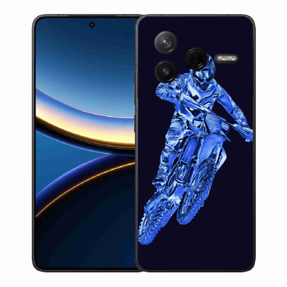 Gélový kryt mmCase na Xiaomi Poco F7 Pro - motocross 1