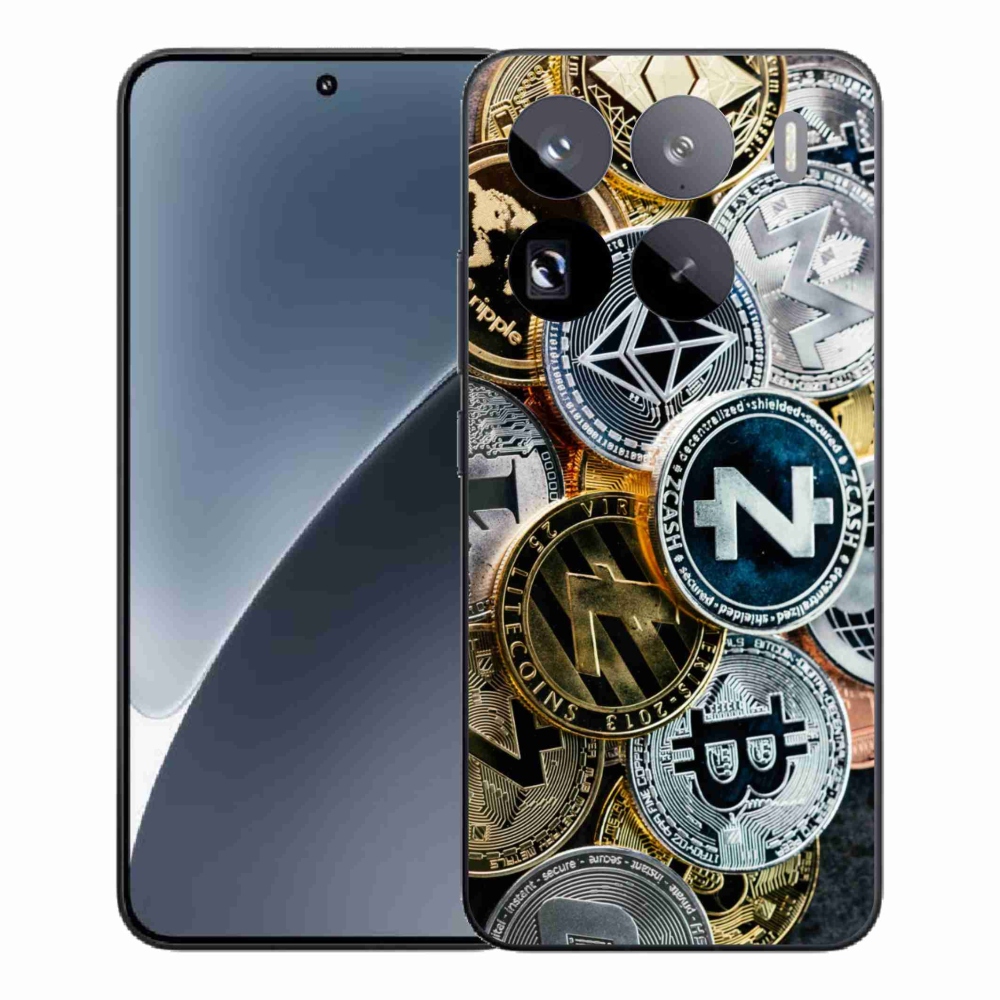 Gélový kryt mmCase na Xiaomi 15 Pro - kryptomeny