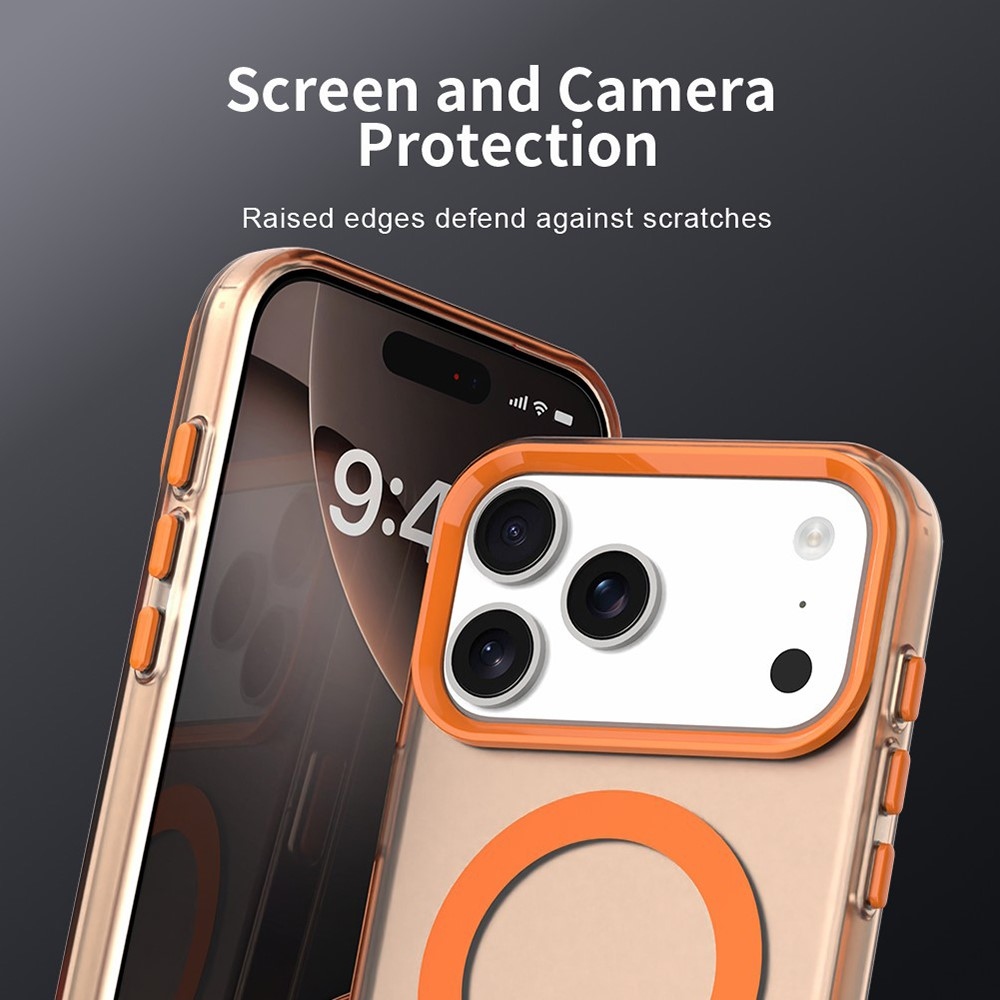 Candy gélový obal s MagSafe na iPhone 17 Pro - oranžový