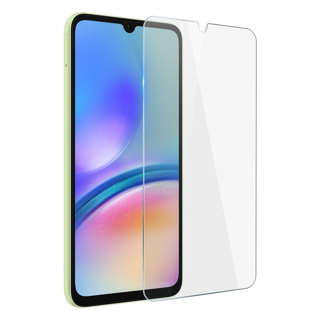 NORTHJO priehľadný gélový obal + tvrdené sklo na Samsung Galaxy A05s - priehľadný