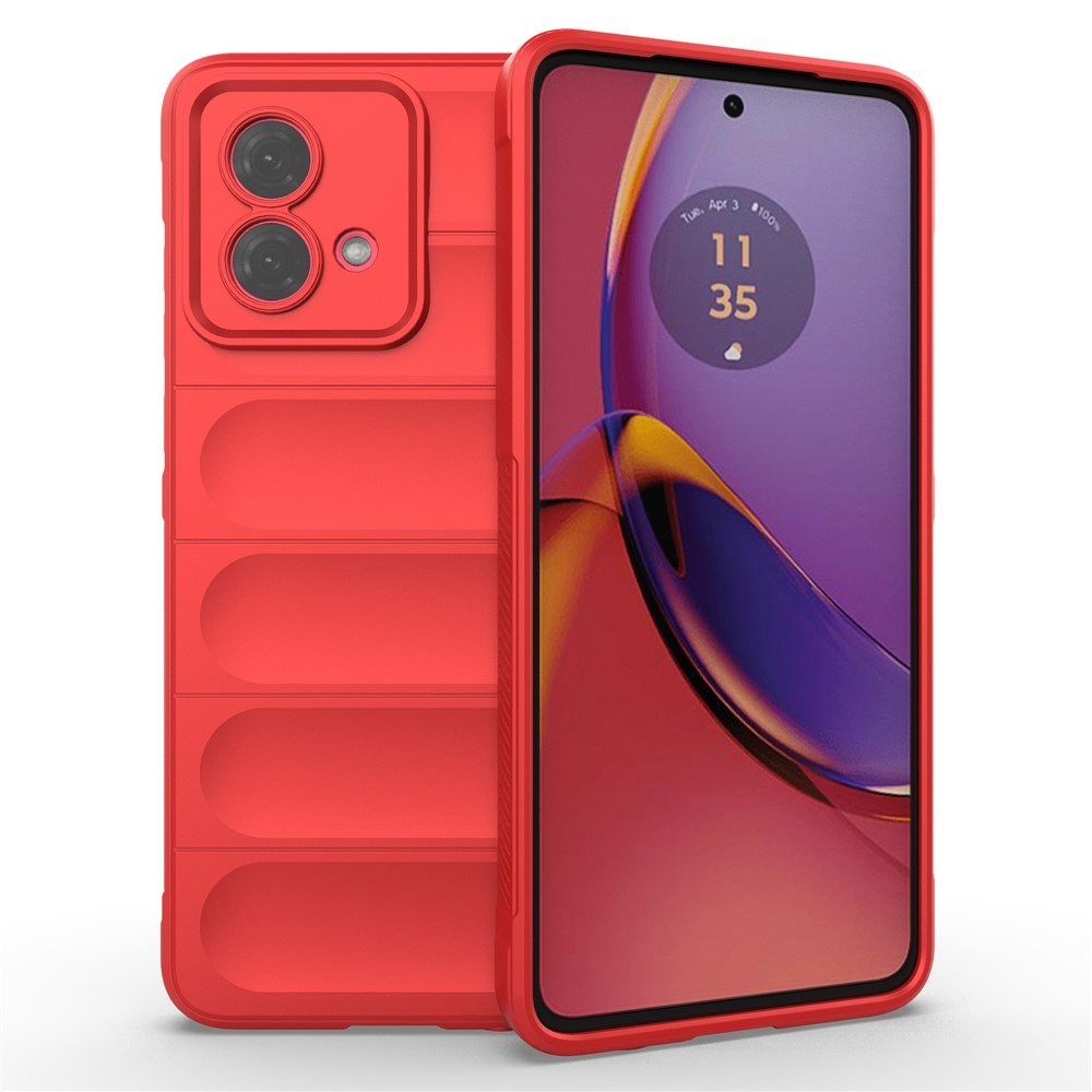 Rugg odolný gélový obal na Motorola Moto G84 5G - červený