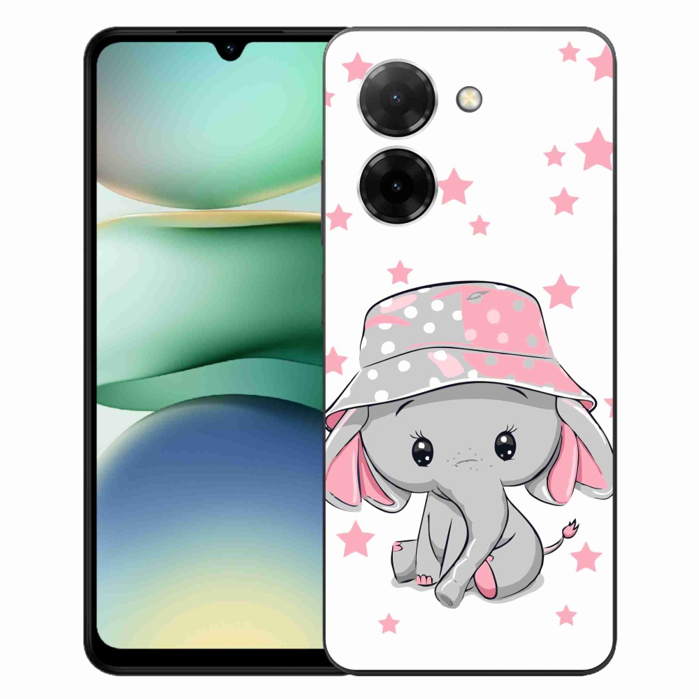 Gélový kryt mmCase na Xiaomi Redmi A5 (171.7x77.8x8.3mm) - ružový slon