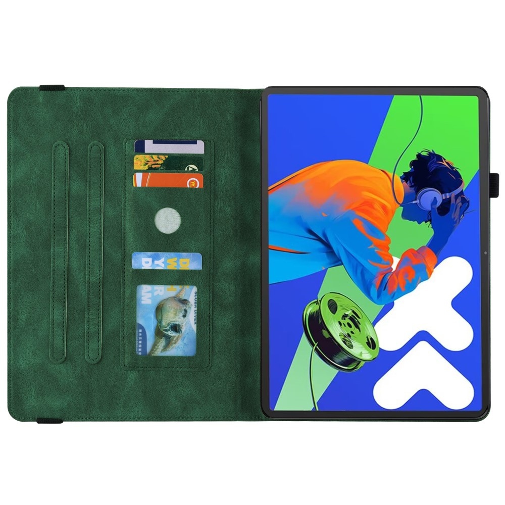 Butterfly zatváracie púzdro na tablet Lenovo Idea Tab Pro 12.7 - zelené
