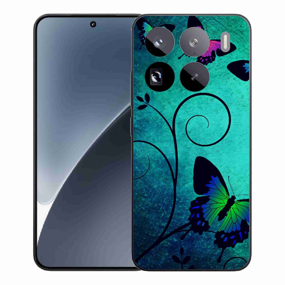 Gélový kryt mmCase na Xiaomi 15 Pro - farební motýle
