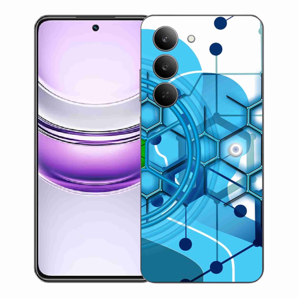 Gélový kryt mmCase na Realme 14x 5G - abstraktný vzor 2