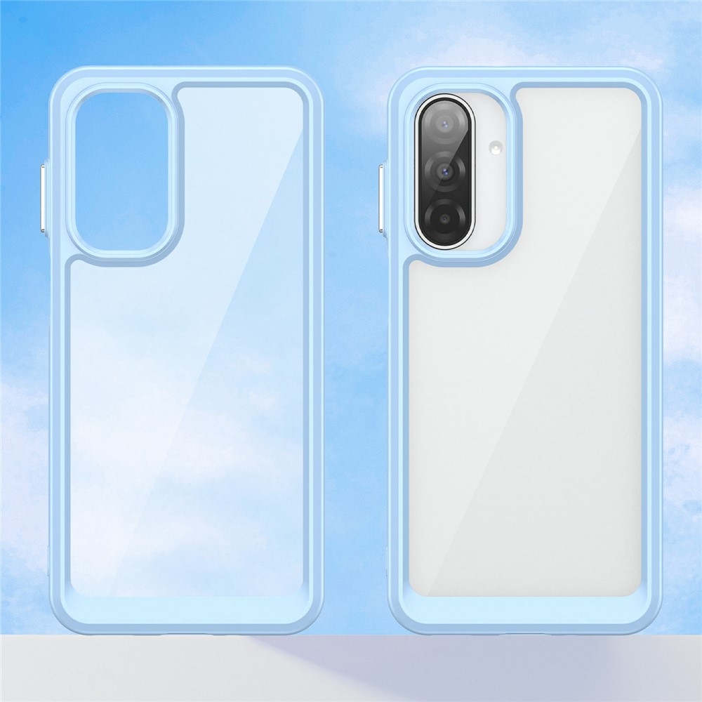 Gélový obal s pevným chrbtom na Samsung Galaxy A17 5G - modrý