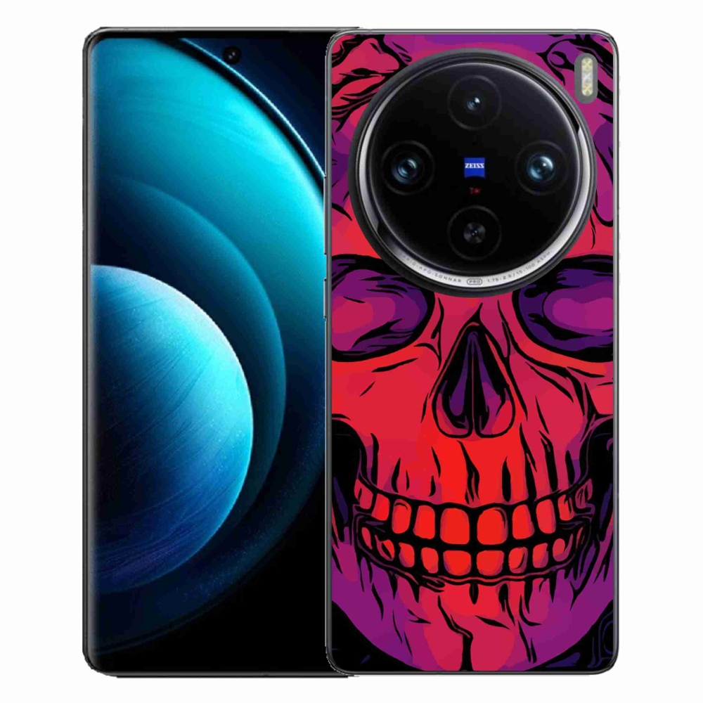 Gélový obal mmCase na Vivo X100 Pro 5G - lebka