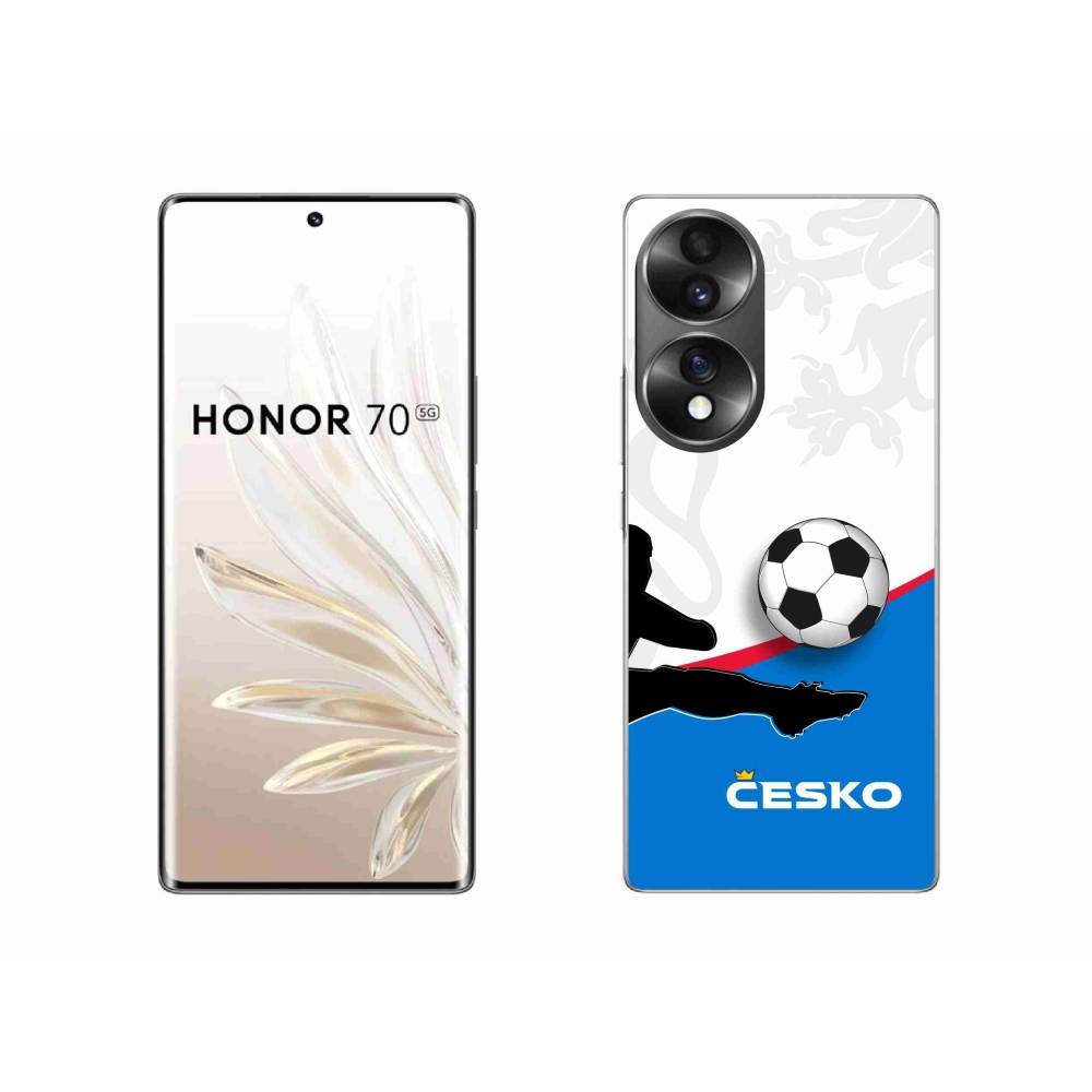 Gélový kryt mmCase na Honor 70 - futbal Česko 3