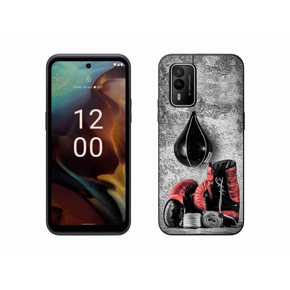 Gélový kryt mmCase na Nokia XR21 - boxovacie vrece a rukavice