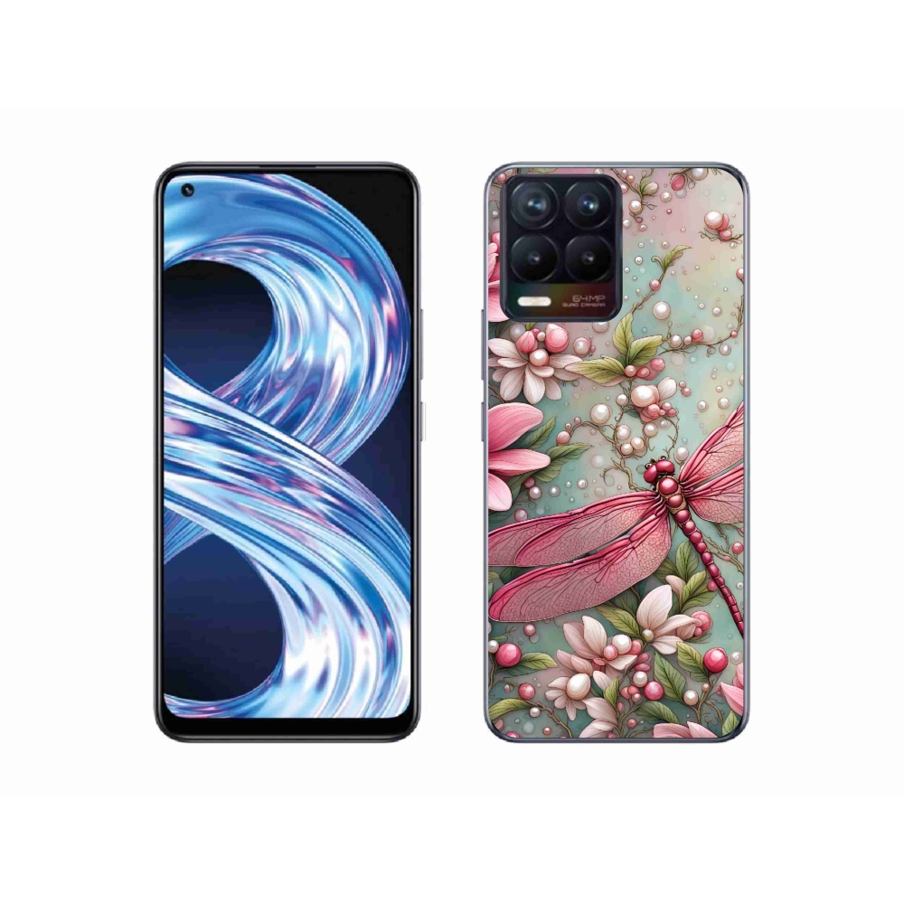 Gélový kryt mmCase na Realme 8 Pro - vážka