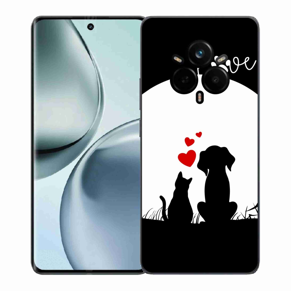 Gélový kryt mmCase na Realme 14 Pro+ 5G - zvieracia láska