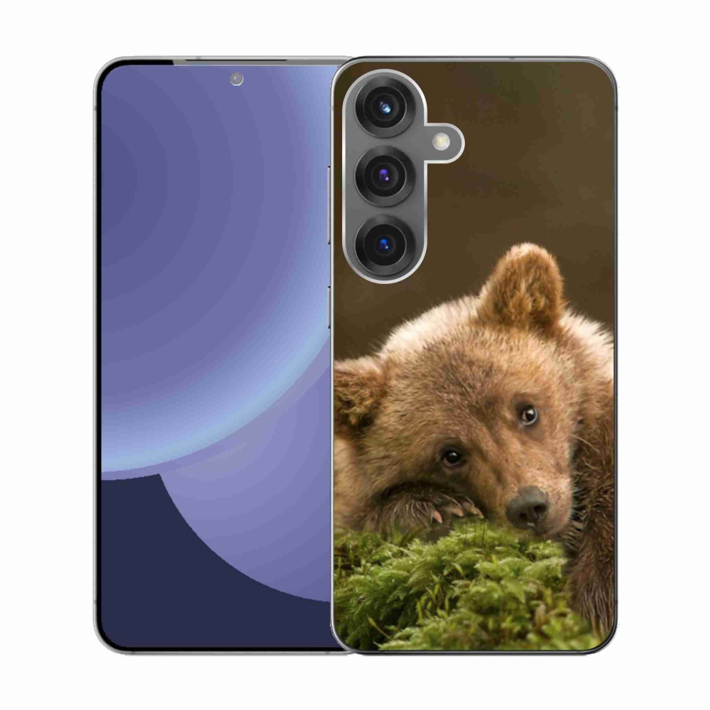Gélový kryt mmCase na Samsung Galaxy S25 - medveď