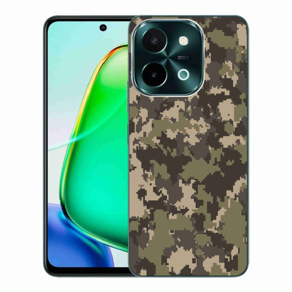Gélový kryt mmCase na Vivo Y28 - maskáčový vzor 12