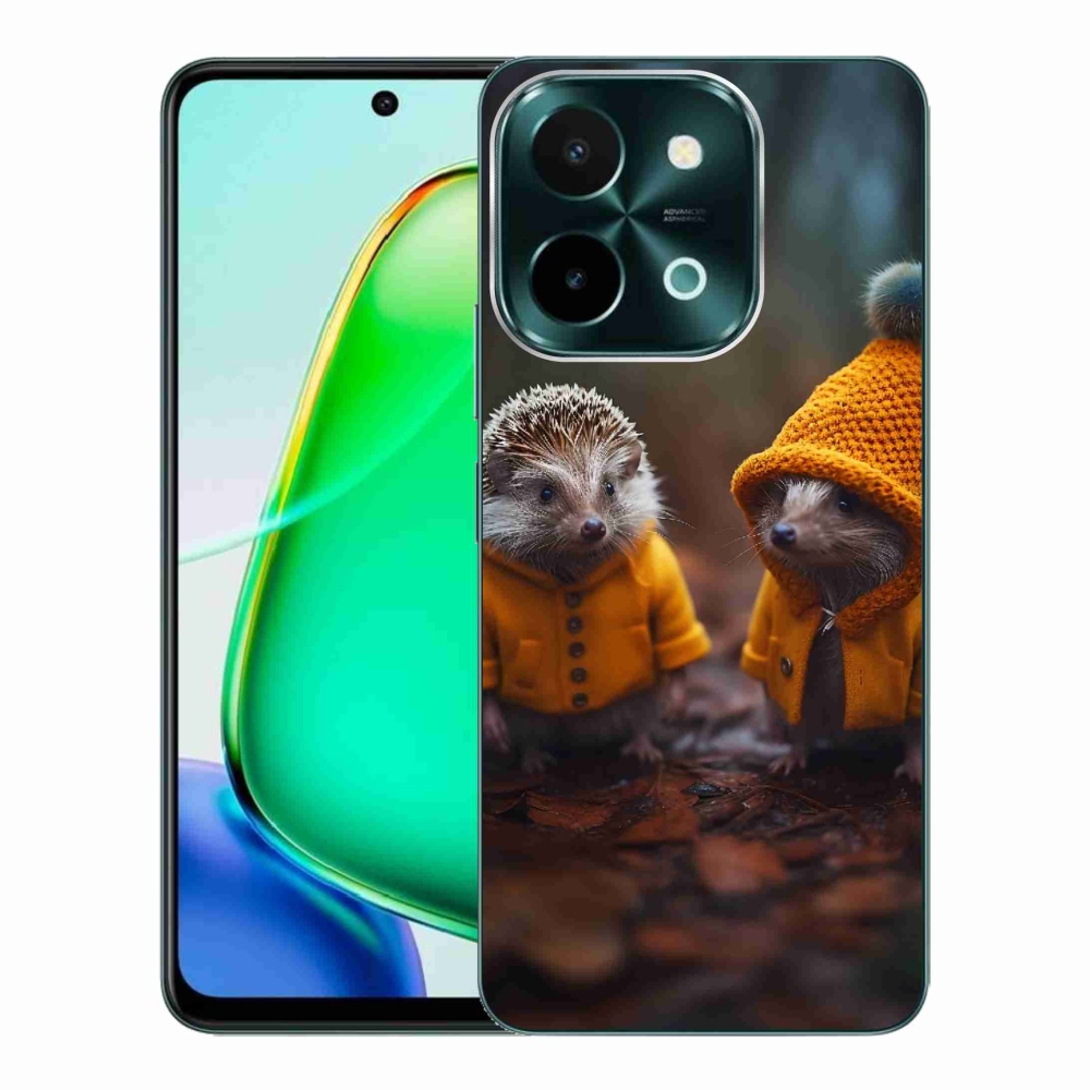 Gélový kryt mmCase na Vivo Y28 - ježkovia