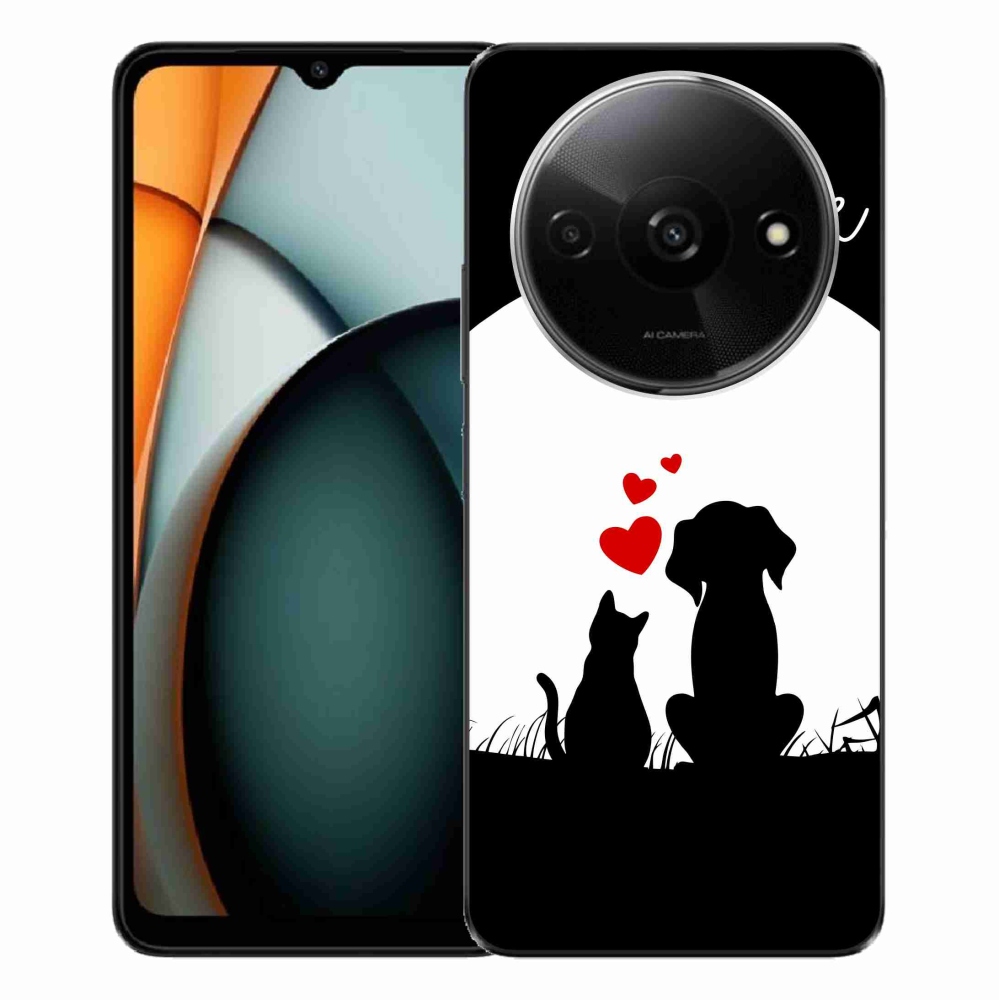 Gélový obal mmCase na Xiaomi Redmi A3 - zvieracia láska
